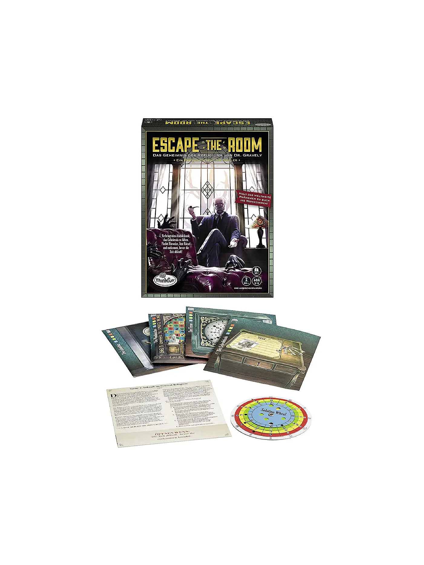 RAVENSBURGER | Escape The Room - Das Geheimnis des Refugiums von Dr. Gravely | 